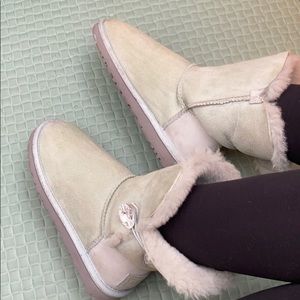 Ugg Bailey bling button bling logo ice/blue